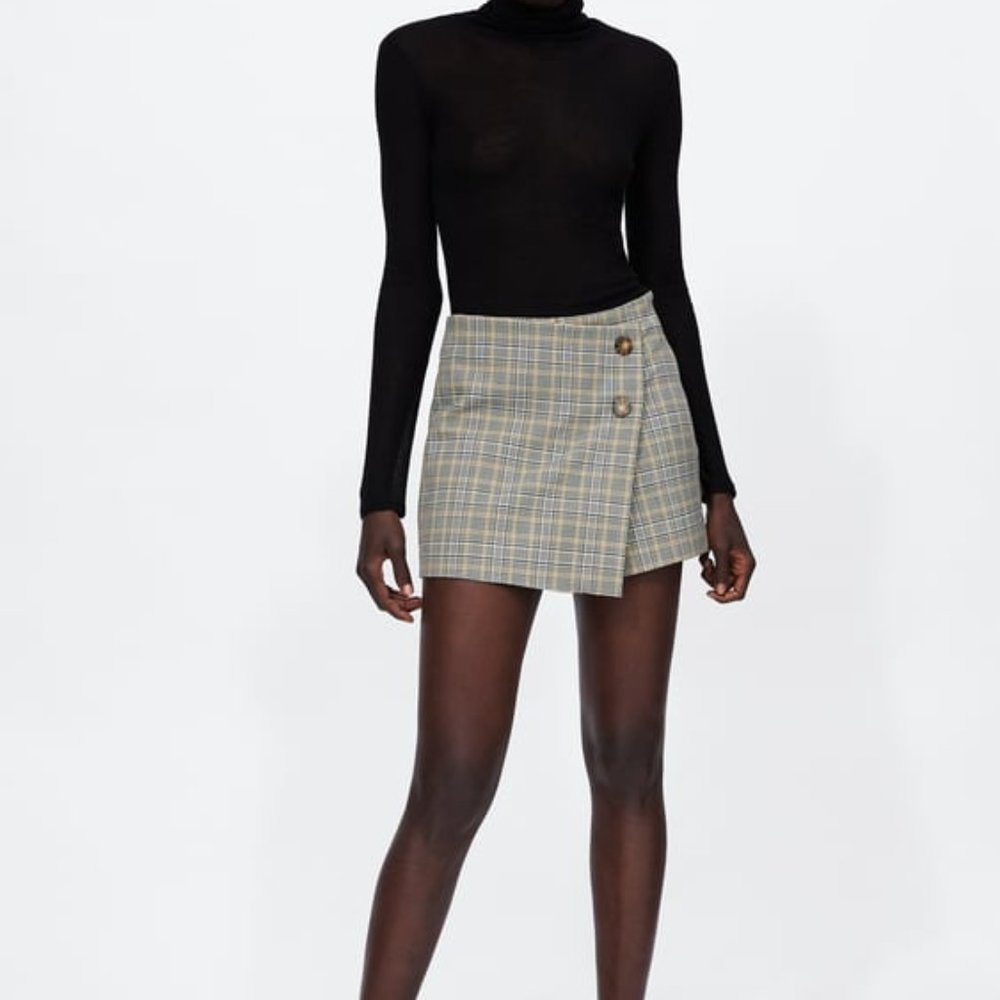 PLAID SKIRT